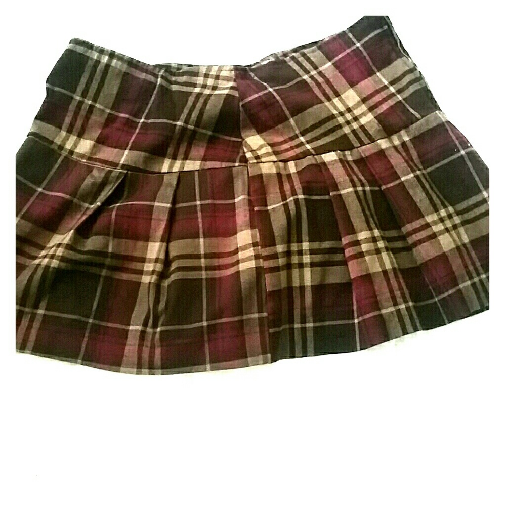 Plaid "schoolgirl" skirt